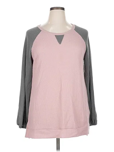 Pre-owned Assorted Brands Pullover Sweater In Pink