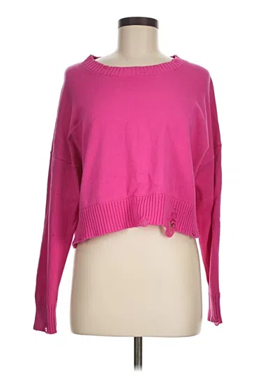 Pre-owned Assorted Brands Pullover Sweater In Pink