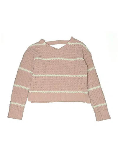 Pre-owned Assorted Brands Kids' Pullover Sweater In Pink