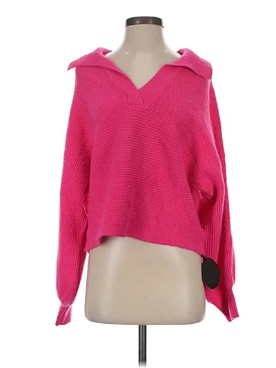Pre-owned Assorted Brands Pullover Sweater In Pink