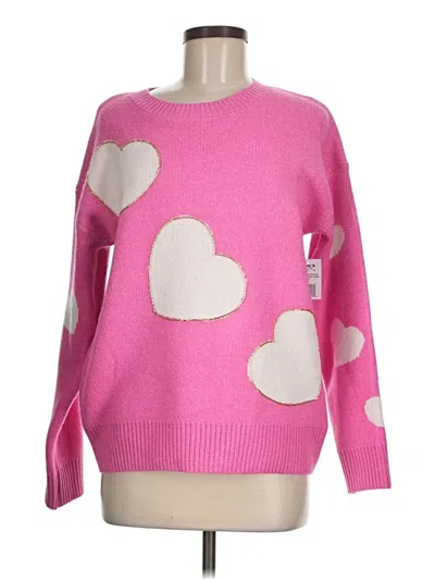 Pre-owned Assorted Brands Pullover Sweater In Pink