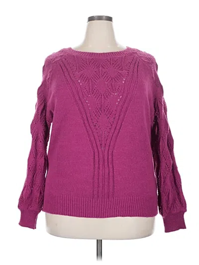 Pre-owned Assorted Brands Pullover Sweater In Pink