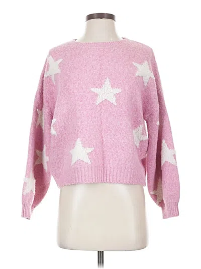 Pre-owned Assorted Brands Pullover Sweater In Pink