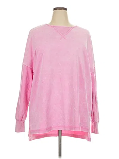 Pre-owned Assorted Brands Pullover Sweater In Pink