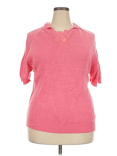 Pre-owned Assorted Brands Pullover Sweater In Pink