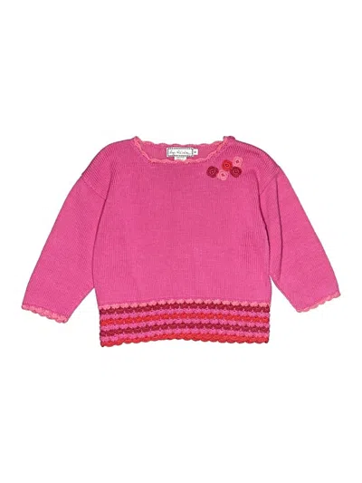 Pre-owned Assorted Brands Kids' Pullover Sweater In Pink