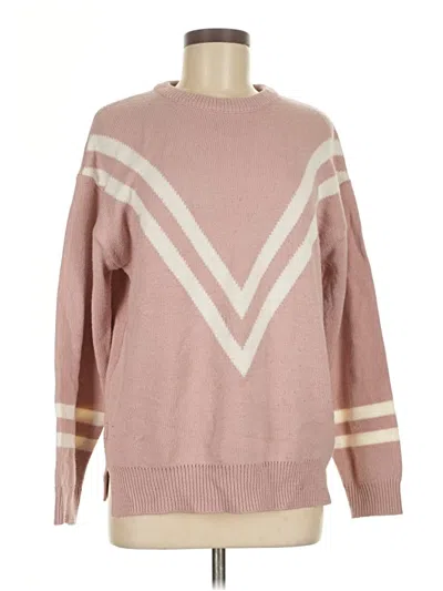 Pre-owned Assorted Brands Pullover Sweater In Pink