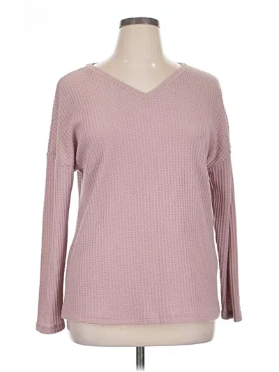 Pre-owned Assorted Brands Pullover Sweater In Pink