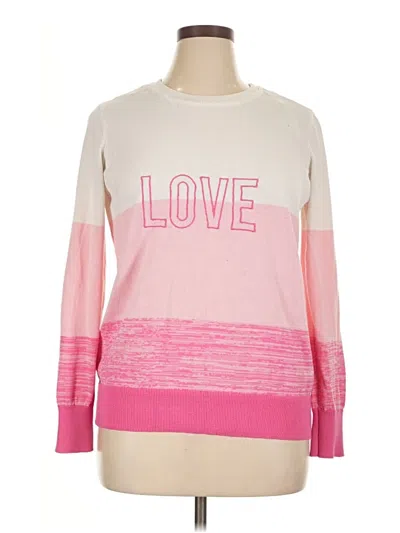 Pre-owned Assorted Brands Pullover Sweater In Pink