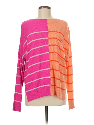 Pre-owned Assorted Brands Pullover Sweater In Pink