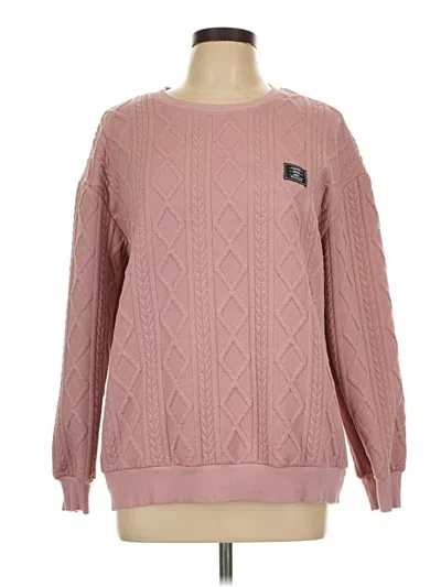 Pre-owned Assorted Brands Pullover Sweater In Pink