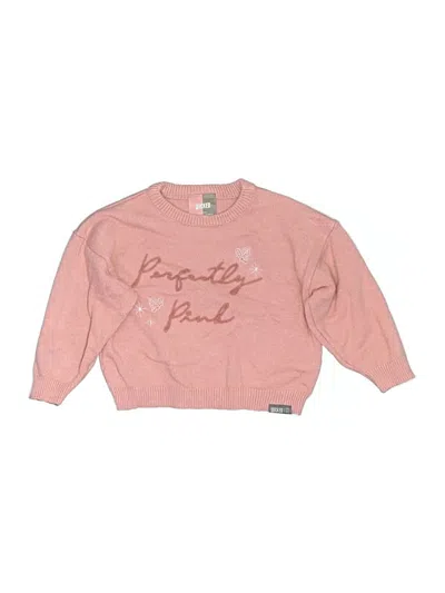 Pre-owned Assorted Brands Kids' Pullover Sweater In Pink
