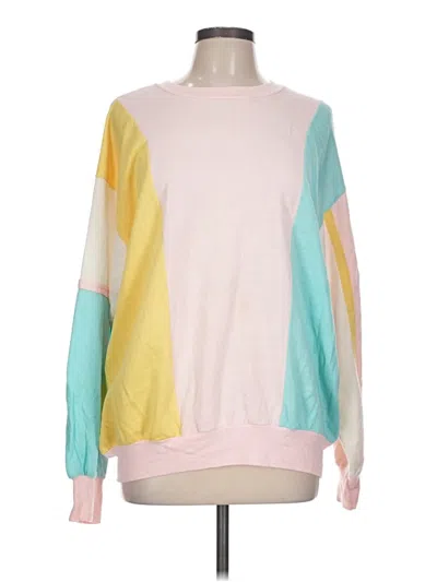 Pre-owned Assorted Brands Pullover Sweater In Pink