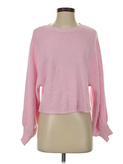 Pre-owned Assorted Brands Pullover Sweater In Pink