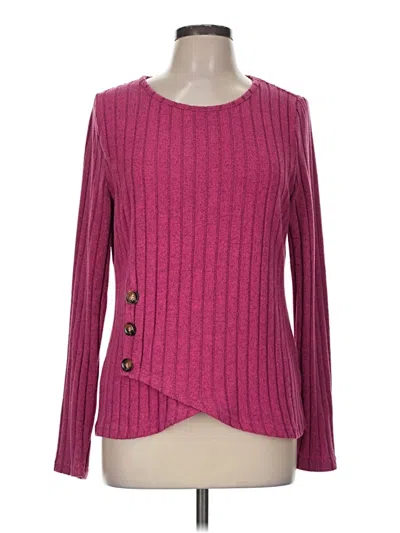 Pre-owned Assorted Brands Pullover Sweater In Pink