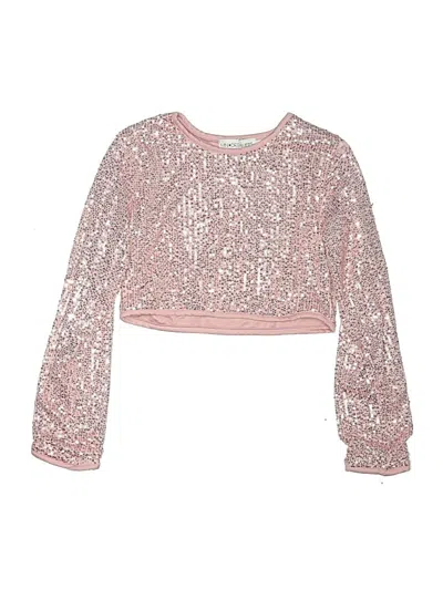 Pre-owned Assorted Brands Kids' Pullover Sweater In Pink