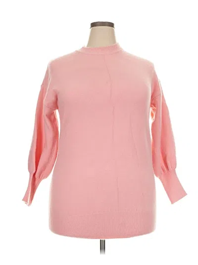Pre-owned Assorted Brands Pullover Sweater In Pink
