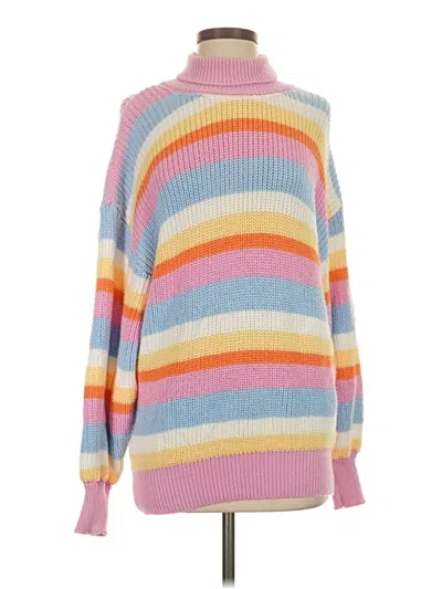 Pre-owned Assorted Brands Pullover Sweater In Pink