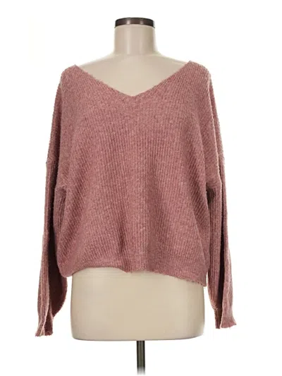 Pre-owned Assorted Brands Pullover Sweater In Pink
