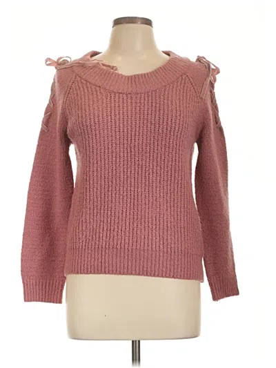 Pre-owned Assorted Brands Pullover Sweater In Pink