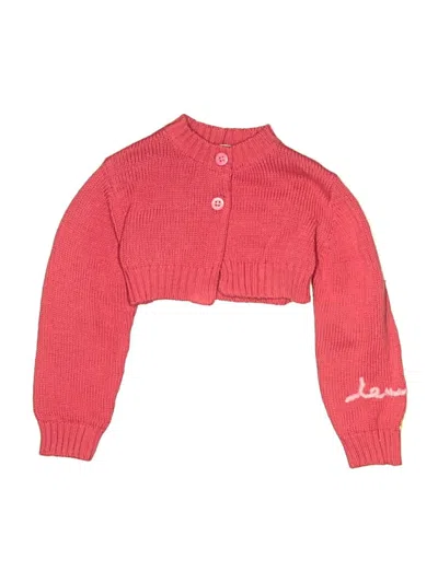 Pre-owned Assorted Brands Kids' Pullover Sweater In Pink