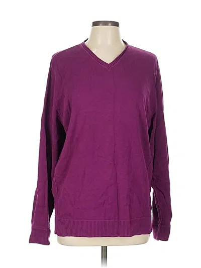 Pre-owned Assorted Brands Pullover Sweater In Purple