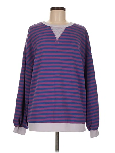 Pre-owned Assorted Brands Pullover Sweater In Purple