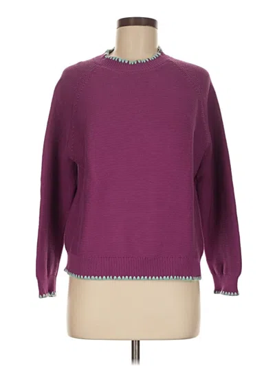 Pre-owned Assorted Brands Pullover Sweater In Purple