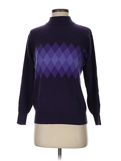 Pre-owned Assorted Brands Pullover Sweater In Purple