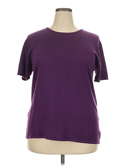 Pre-owned Assorted Brands Pullover Sweater In Purple