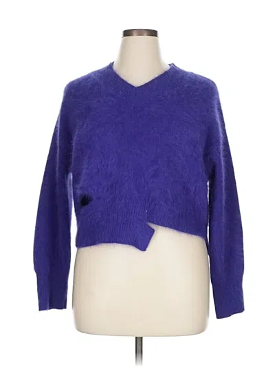Pre-owned Assorted Brands Pullover Sweater In Purple