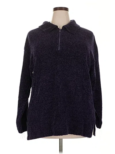 Pre-owned Assorted Brands Pullover Sweater In Purple