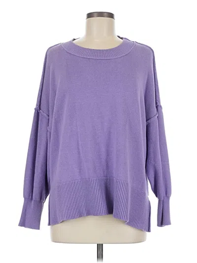 Pre-owned Assorted Brands Pullover Sweater In Purple