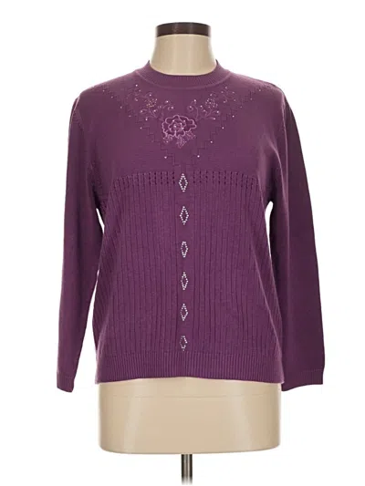 Pre-owned Assorted Brands Pullover Sweater In Purple