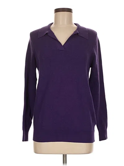 Pre-owned Assorted Brands Pullover Sweater In Purple
