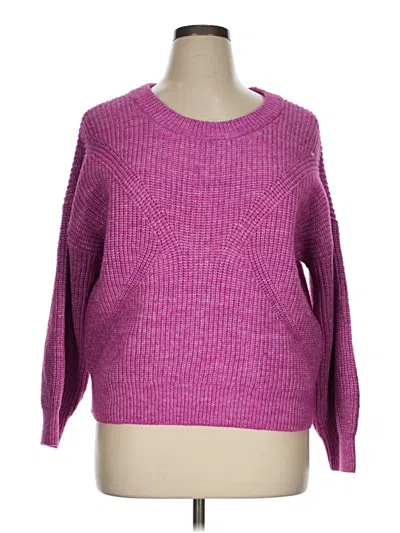Pre-owned Assorted Brands Pullover Sweater In Purple