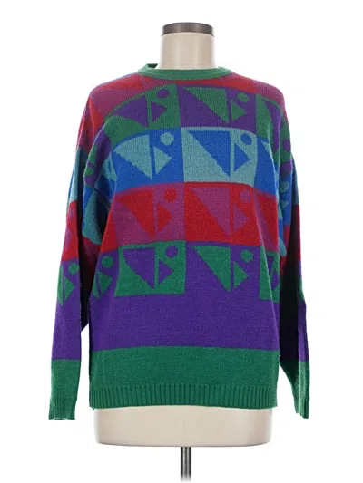 Pre-owned Assorted Brands Pullover Sweater In Purple