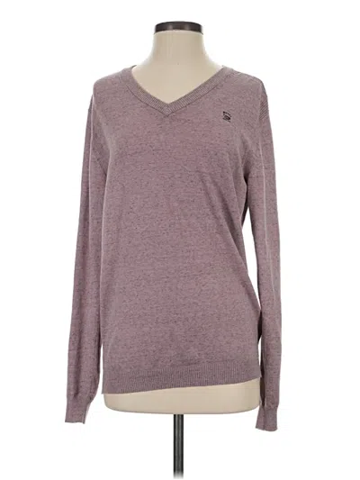 Pre-owned Assorted Brands Pullover Sweater In Purple