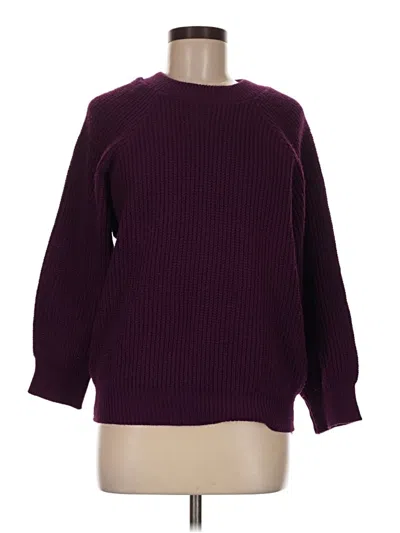 Pre-owned Assorted Brands Pullover Sweater In Purple