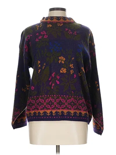 Pre-owned Assorted Brands Pullover Sweater In Purple