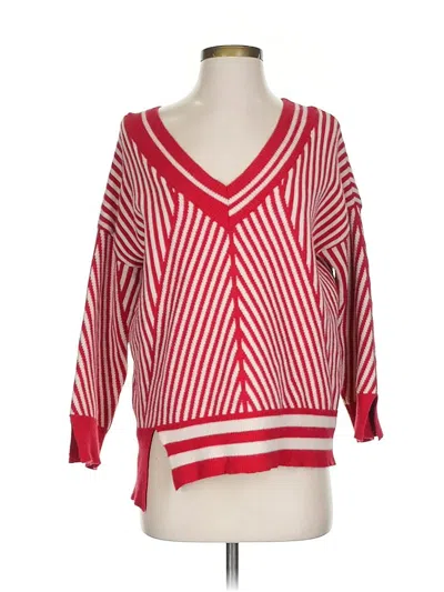 Pre-owned Assorted Brands Pullover Sweater In Red