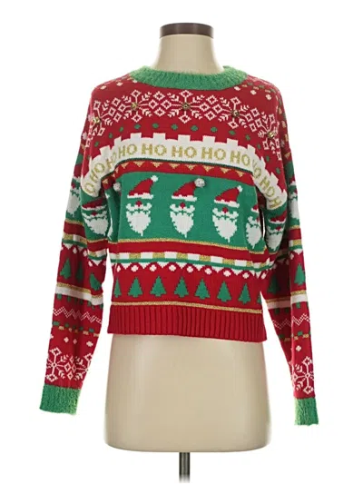 Pre-owned Assorted Brands Pullover Sweater In Red