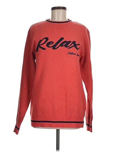 Pre-owned Assorted Brands Pullover Sweater In Red