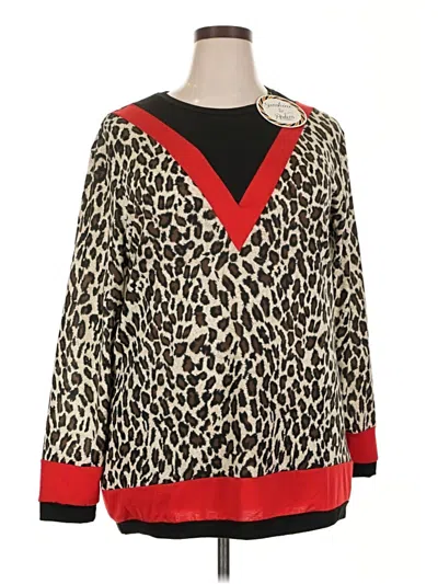 Pre-owned Assorted Brands Pullover Sweater In Red