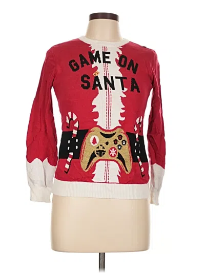 Pre-owned Assorted Brands Pullover Sweater In Red