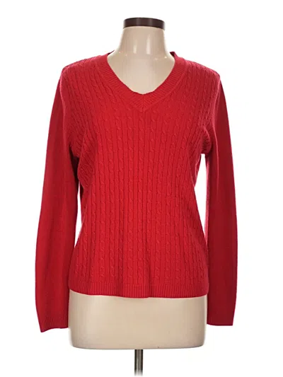 Pre-owned Assorted Brands Pullover Sweater In Red