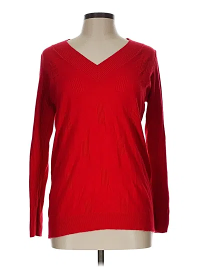 Pre-owned Assorted Brands Pullover Sweater In Red