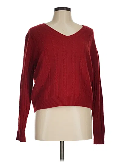 Pre-owned Assorted Brands Pullover Sweater In Red