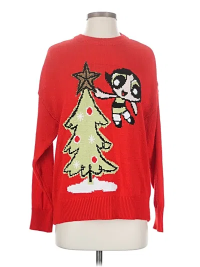 Pre-owned Assorted Brands Pullover Sweater In Red