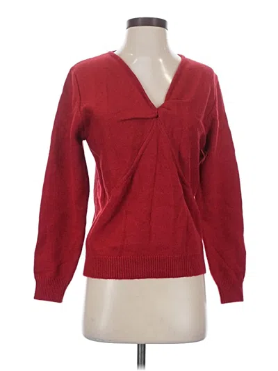Pre-owned Assorted Brands Pullover Sweater In Red